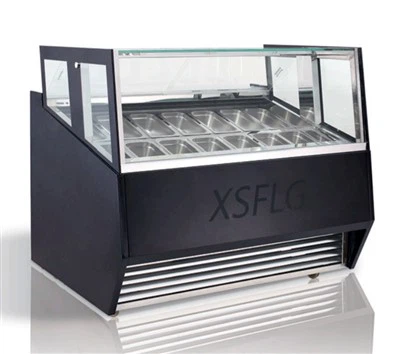 Air-cooled Fried Yogurt Display Freezer